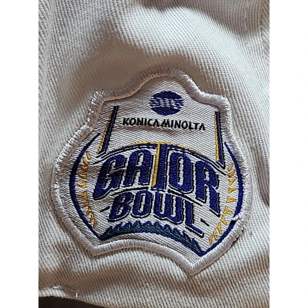 FSU Florida State 2010 Gator Bowl Hat Konica Minolta Bobby Bowden Final Game Pin